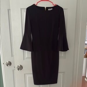 Calvin Klein Bell Sleeve Dress